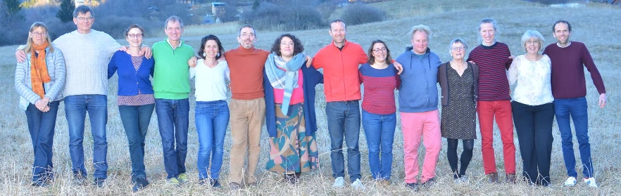 l'équipe avec Gildas Bouffaud au centre